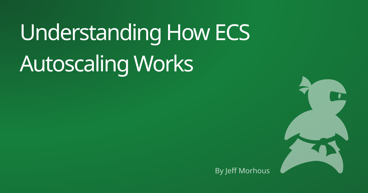 If you’ve been using Amazon ECS long enough, you’ve probably at least heard of autoscaling. Horizontally scaling services, ECS or otherwis