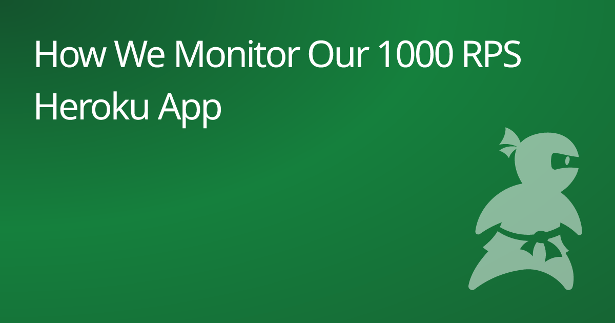 How We Monitor Our 1000+ RPS Heroku App